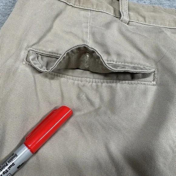 Vintage Polo Ralph Lauren Classic Golf Shorts Beige Mens 38 Made in USA NOTE‎ - Picture 7 of 10